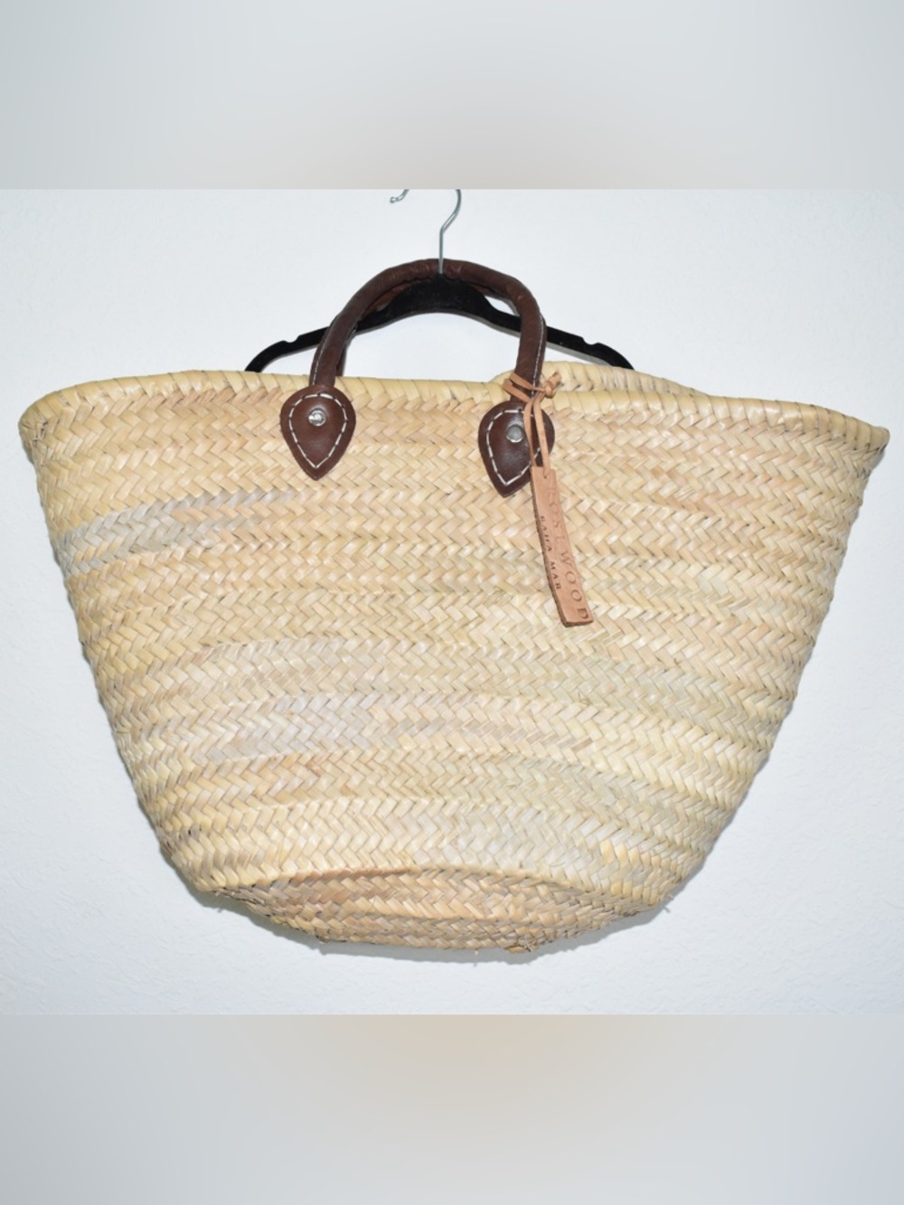 Rosewood Baha Mar Handwoven Straw Basket Bag - Luxury Resort Tote